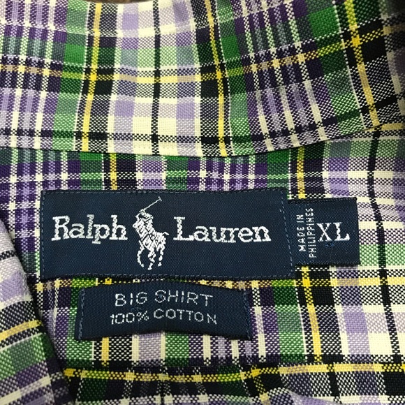 NWOT Ralph Lauren โBig Shirtโ 100% Cotton Oxford - Picture 2 of 5